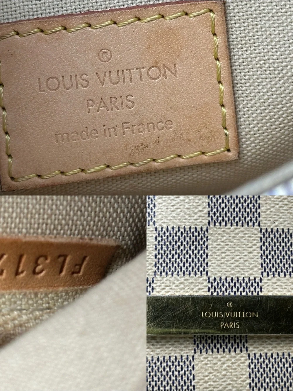 💯Authentic Louis Vuitton Damier Azur Favorite PM Crossbody Bag🍀